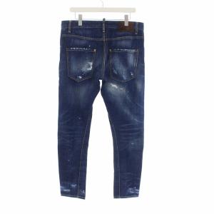 DSQUARED2 16AW CLASSIC KENNY TWIST JEAN デニムパンツ ダメージ加工 48 ブルー