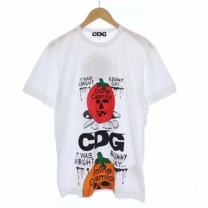 CDG AD2020 Online Ceramics オンラインセラミック 半袖 Tシャツ カットソー プリント L 白 ホワイト