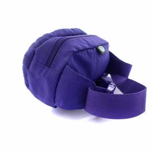 Supreme 18FW waist bag ボックスロゴ ウエスト ボディ ショルダーバッグ チェック パープル