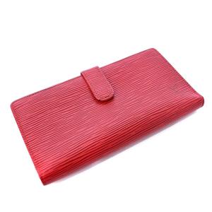 LOUIS VUITTON エピ コンチネンタル ヴィエノワ 長財布 がま口 赤 レッド M63257