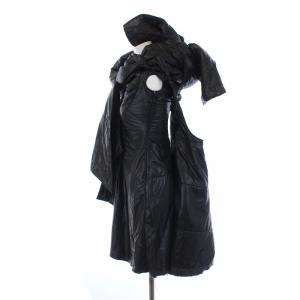 JUNYA WATANABE コムデギャルソン AD2004 04AW 変形 ノースリーブワンピース ひざ丈 S ブラック