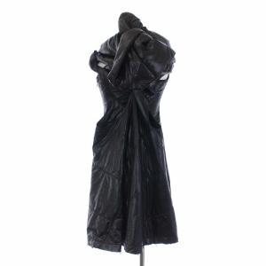 JUNYA WATANABE コムデギャルソン AD2004 04AW 変形 ノースリーブワンピース ひざ丈 S ブラック