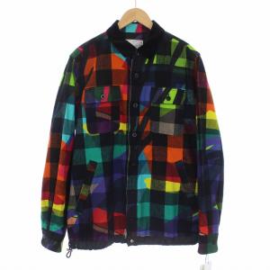 sacai KAWS 21AW Plaid Shirt CAMOUFLAGE カモフラチェック 3