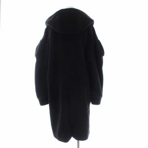 BORDERS at BALCONY 21AW BOA COAT 38 黒