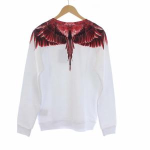 Marcelo Burlon CMBA009E19630003 PRINTINGトレーナー スウェット S ホワイト 