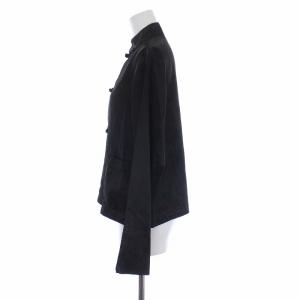 BLACK COMME des GARCONS AD2018 19SS アセテート チャイナシャツ XS ブラック