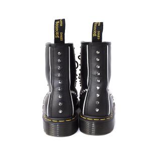 Dr.Martens HERO BACKHAND 1460 STUD ブーツ 8ホール イエローステッチ レザー UK10 黒 ブラック