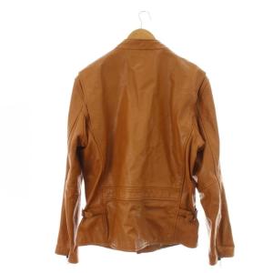 AVIREX 6151106 ライダース シングル ジャケット 牛革 2XL キャメル