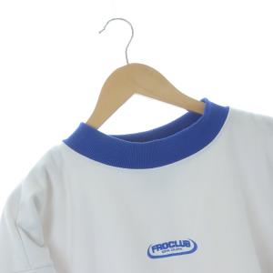 FREAK'S STORE フロクラブ FROCLUB スウェット トレーナー クルーネック プルオーバー 長袖 オーバーサイズ 清潔健康 ロゴ L 白