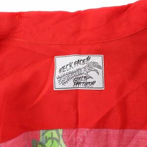 WACKO MARIA 21AW NECK FACE HAWAIIAN SHIRT TYPE-1 L レッド