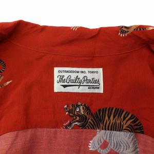 WACKO MARIA 19SS HAWAIIAN SHIRT S/S TYPE-18 オープンカラー トラプリント M 赤
