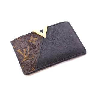 LOUIS VUITTON ポルトカルト キモノ モノグラム M56173 カードケース ブラウン
