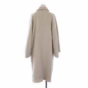 BALMAIN ショールカラーコート カシミヤ M ベージュ
