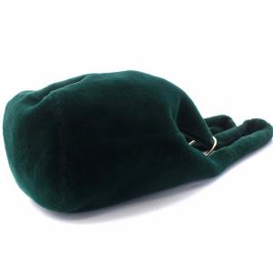 EPOCA E EPOCA THE SHOP ファーバッグ トートバッグ ハンドバッグ ポーチ付き グリーン