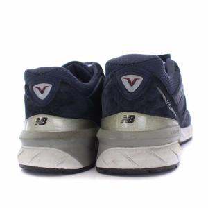 New Balance M990NV5 Made in the USA Navy スニーカー 25.5cm ネイビー