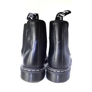 Dr.Martens 2976WS チェルシーブーツ サイドゴア ホワイトステッチ UK6 ブラック