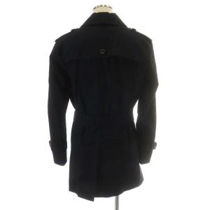BLACK LABEL CRESTBRIDGE トレンチコート ロング丈 チェックライナー付 コットン アウター M 紺 ネイビー