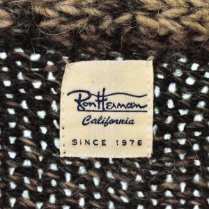 Ron Herman カーディガン グラデーション ボタンレス L ブラウン