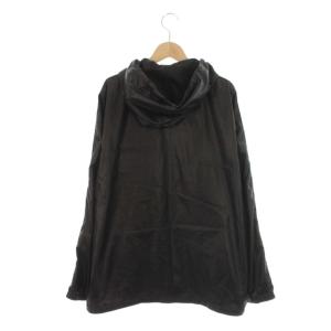 adidas パーカー ジップアップ ライン ロゴ 刺繍 薄手 O XL 黒 ブラック