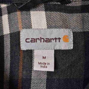 Carhartt キャンバス シャツ ワークジャケット ブルゾン M チャコール 黒 ブラック