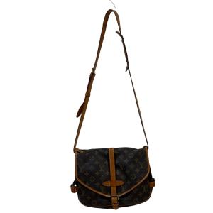 LOUIS VUITTON M42256 ソミュール30 ショルダーバッグ モノグラム ブラウン