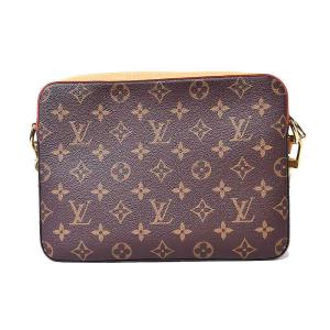 LOUIS VUITTON M45965 NIGO モノグラム ストライプ トリオ・メッセンジャー ショルダーバッグ ブラウン