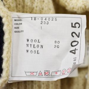 sacai 18-04025 18AW Asymmetry Knit 1 マルチカラー