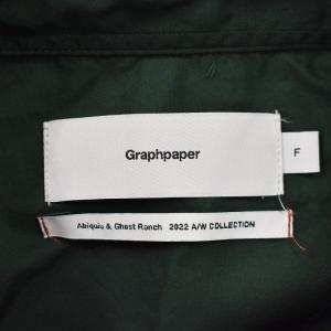 Graphpaper 22AW Broad L シャツ 緑