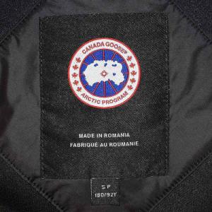 CANADA GOOSE HYBRIDGE FLEECE HOODY ダウンジャケット ボア 切替 ロゴ ワッペン S