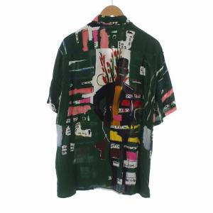 WACKO MARIA JEAN-MICHEL BASQUIAT 21SS S/S HAWAIIANSHIRT TYPE-3