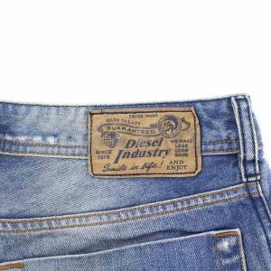 DIESEL ZATINY デニムパンツ ジーンズ ダメージ加工 ボタンフライ W31 青 ブルー