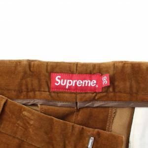 Supreme 20FW Velvet Work Trouser パンツ ベロア W36 ブラウン