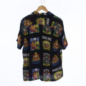 WACKO MARIA SUBLIME 20SS S/S HAWAIIAN SHIRT アロハシャツ オープンカラー M 黒