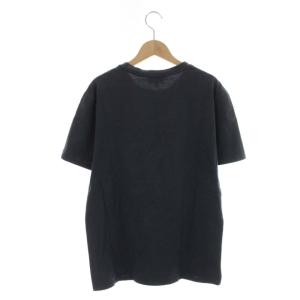 A.P.C. HIVER87 逆さロゴ Tシャツ カットソー クルーネック 丸首 半袖 S 紺 ネイビー