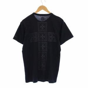 CHROME HEARTS バッククロス CHプラス Tシャツ カットソー 半袖 クルーネック S 黒 ブラック
