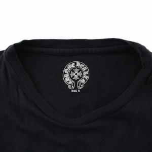 CHROME HEARTS バッククロス CHプラス Tシャツ カットソー 半袖 クルーネック S 黒 ブラック