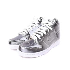 NIKE CLOT Dunk High Silver Flux スニーカー US9 シルバー