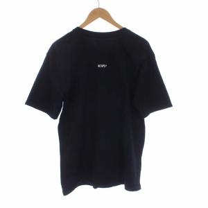 WTAPS 21AW EVIL TIP TEE Tシャツ カットソー 半袖 プリント 02 M 黒 ブラック 221PCDT-ST01S