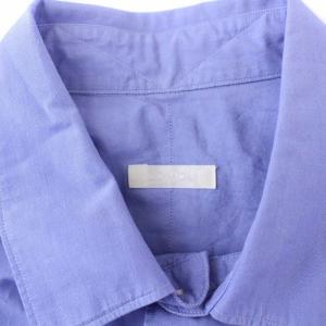 COMOLI 20AW コモリシャツ 長袖 コットン 1 S サックス S03-02001