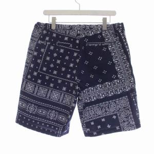 F.C.Real Bristol FCRB-222116 22AW BANDANA COMFORTABLE SHORTS 総柄 XL 紺