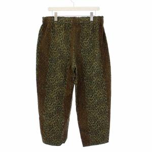South2 West8 Army String Pant Printed Flannel Camouflage Leopard イージーテーパードパンツ
