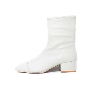 CELFORD 22SS スプリングショートブーツ スクエアトゥ レザー パステルカラー 38 ミントグリーン CWGS221501