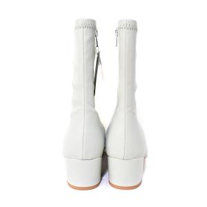 CELFORD 22SS スプリングショートブーツ スクエアトゥ レザー パステルカラー 38 ミントグリーン CWGS221501