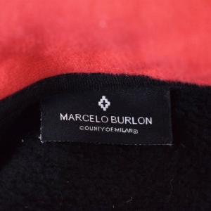 Marcelo Burlon FREAK WINGS OVER HOODIE フェイスプリント フードフェザー オーバーサイズ パーカー フーディー L