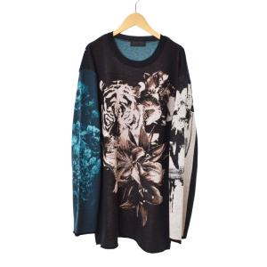 S’YTE Hameauze Jacquard Turquoise Graphic Omnibus ニット 長袖