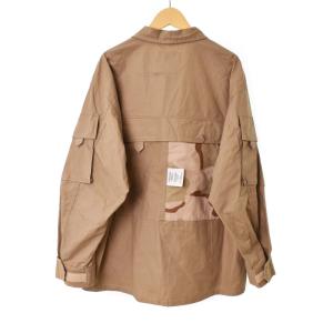 WTAPS 21AW MODULAR LS COTTON RIPSTOP 再構築 シャツ 2 ベージュ