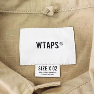 WTAPS 21AW MODULAR LS COTTON RIPSTOP 再構築 シャツ 2 ベージュ