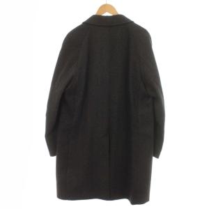 BLACK LABEL CRESTBRIDGE チェスターコート グレンチェック ヘリンボーン LL チャコールグレー