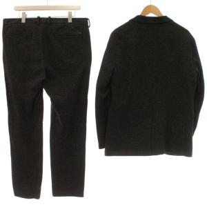 BLACK LABEL CRESTBRIDGE スーツ フォーマル セットアップ 上下 2点セット シングル 2B 総裏地 センターベント パンツ スラックス LL チャコールグレー