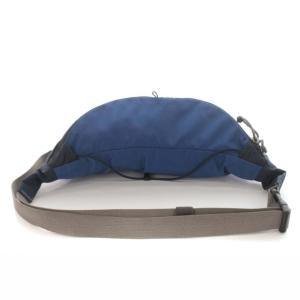 macpac ウエストバッグ ボディバッグ ロゴ ナイロン 鞄 青 ブルー 紺 ネイビー